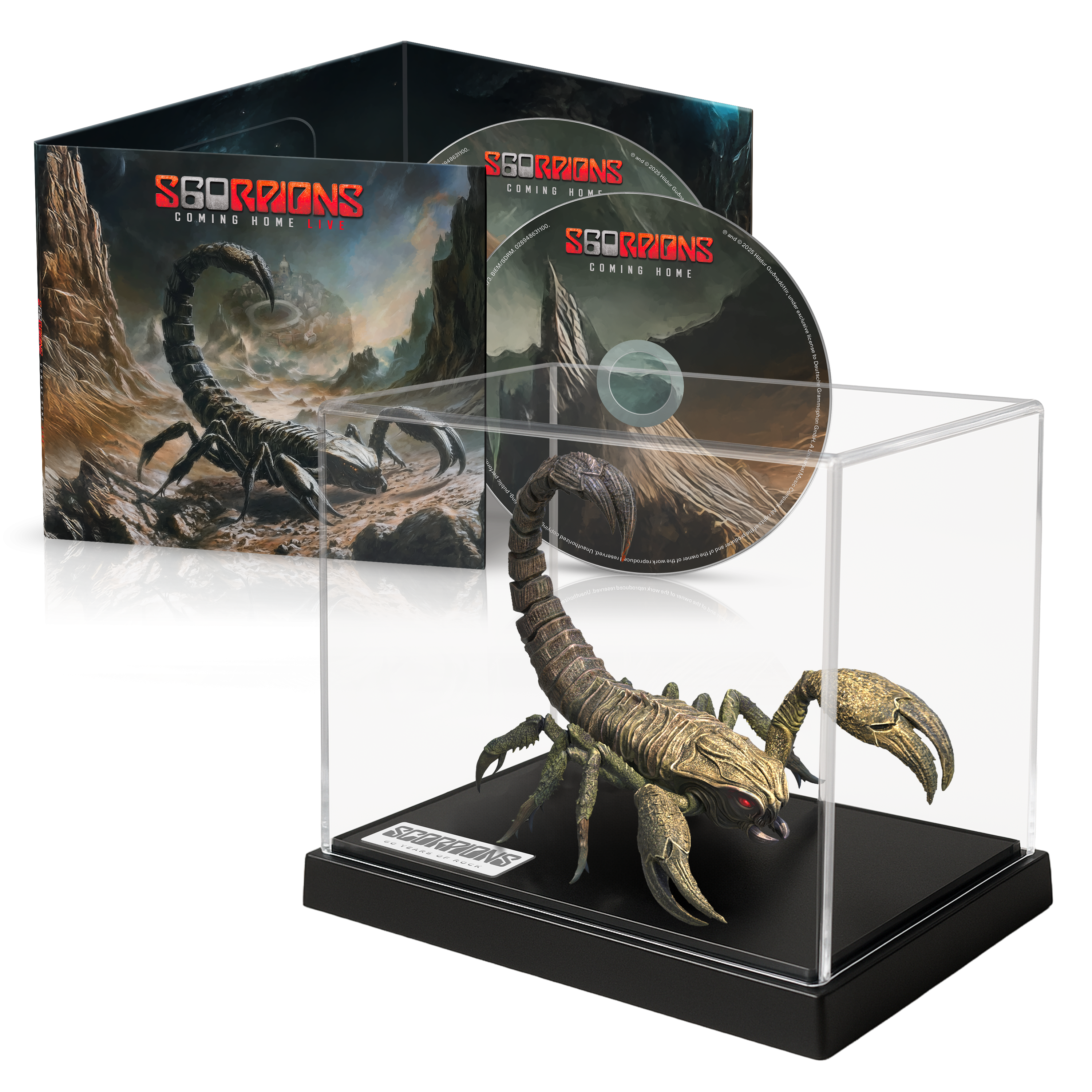 Scorpions Coming Home Live 2CD + Sammelfigur 414216