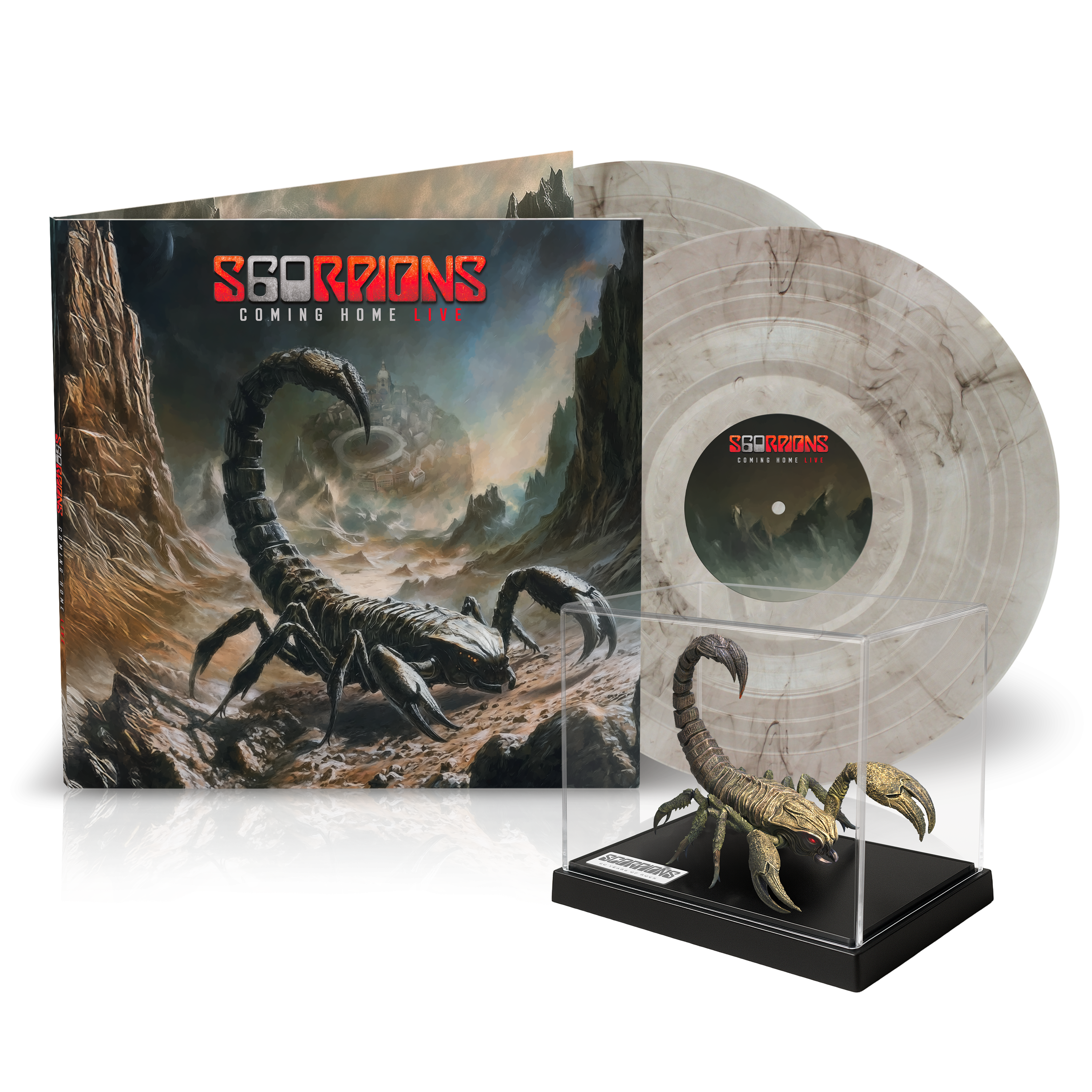 Scorpions Coming Home Live Ltd. 2LP coloured + Sammelfigur 415686
