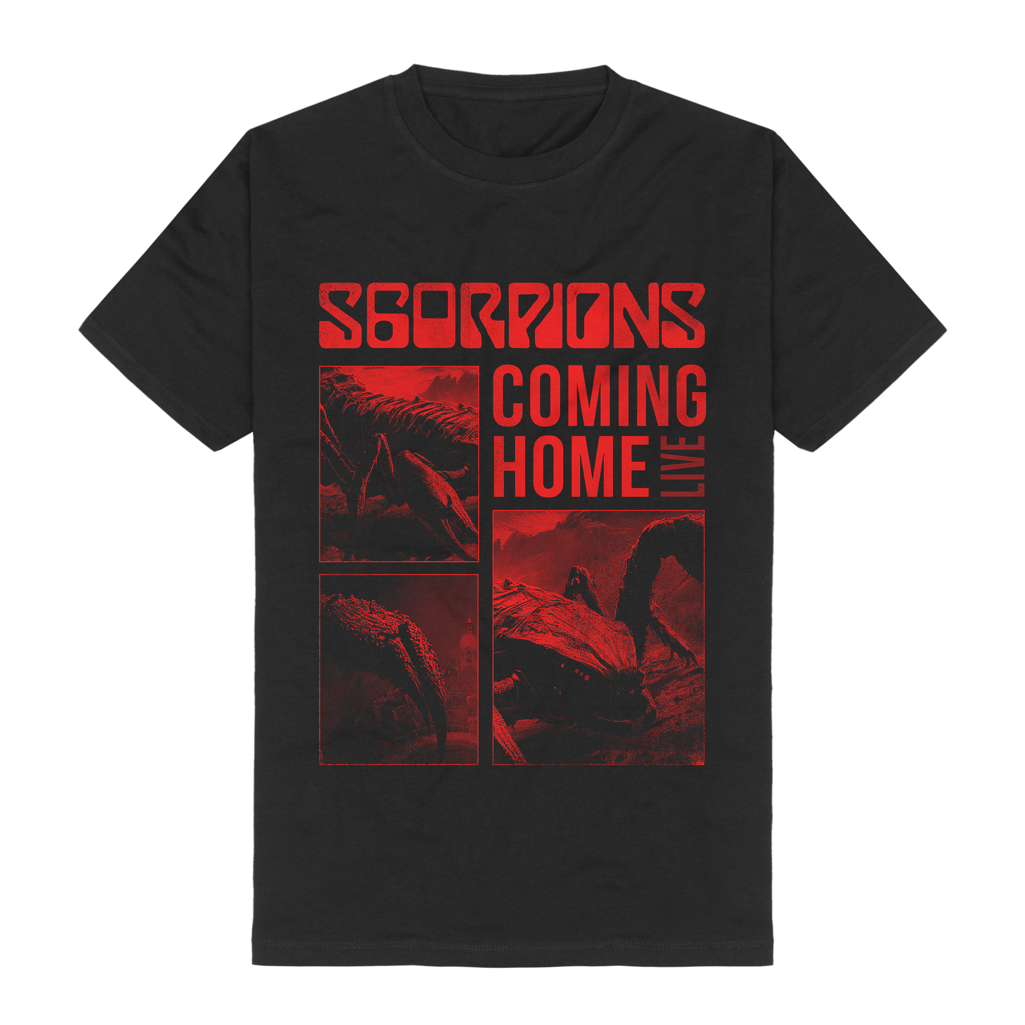 Scorpions Coming Home Live Collage T-Shirts 424514