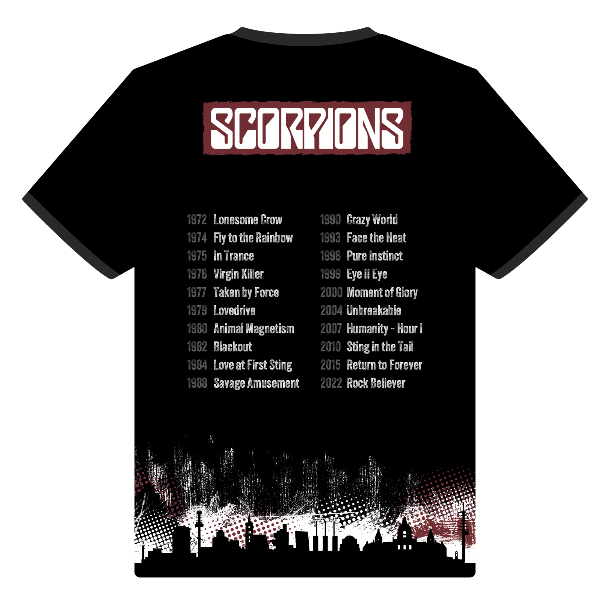Scorpions Scorpions Black Briefmarken 415292
