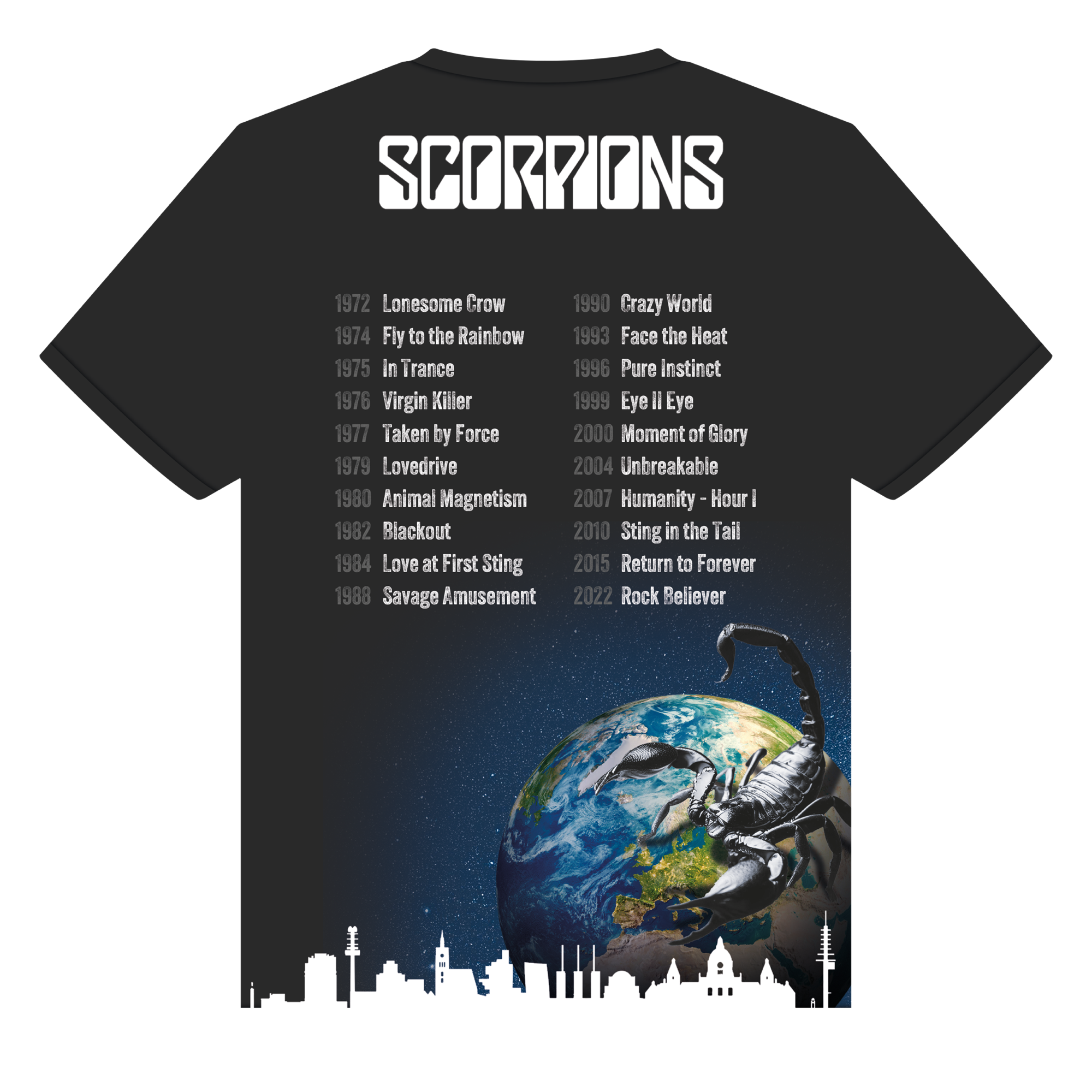 Scorpions Stamp-set Briefmarken-Set Scorpions Universe Sammlerstück 415332